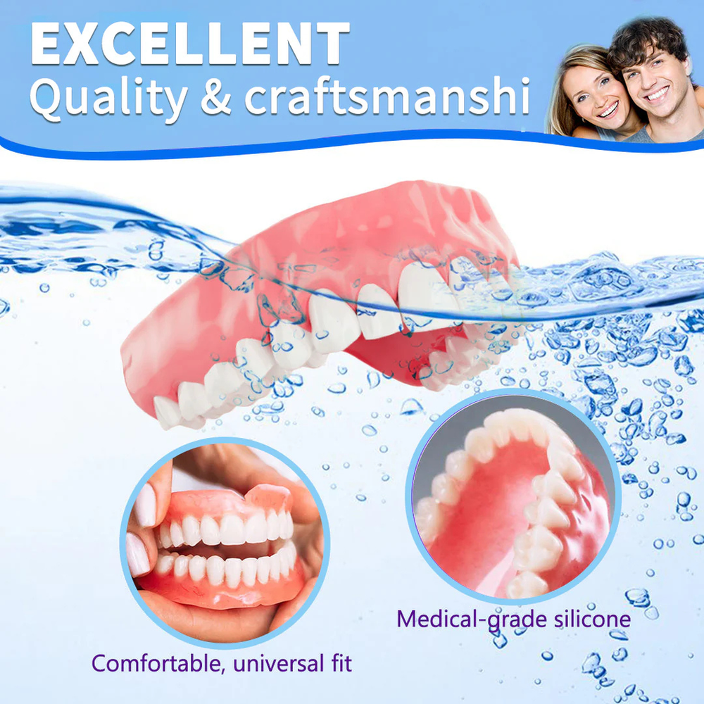 🦷 Advanced Customized Full Denture Set 🔥 10,000+ Sold In Last 30 Day ✨